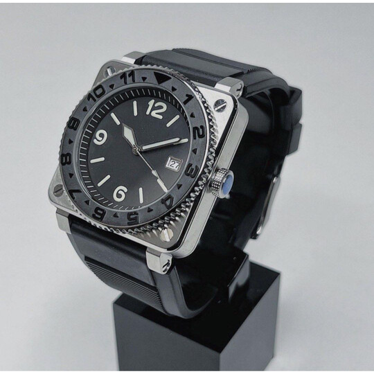  Custom Seiko Mod • Bell Ross BR03 No Logo Diver • 42mm